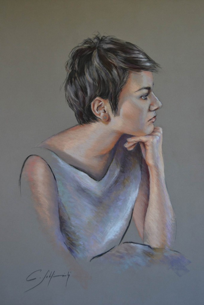 jeune-femme-profil-pastel-christiane-schliwinski-art-peinture-dessin